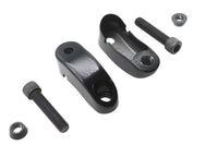 HARLEY Blinkerhalter-Set Schwarz passend für 0- Custom, Anwendung für 49mm Gabeln