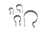 HARLEY Chrom Auspuffschellen-Kit passend für 1958-1969 FL,