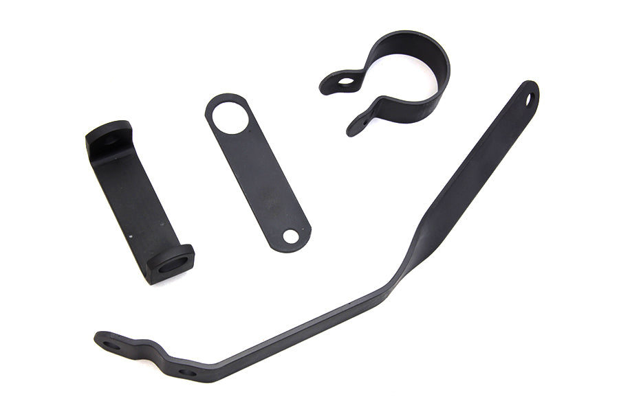 HARLEY Parkerized Servi-Car Muffler Hanger Bracket Kit fits 1950-1973 G,