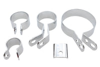 HARLEY Auspuffschellen-Kit Chrom Passend für 1941-1948 ULH,