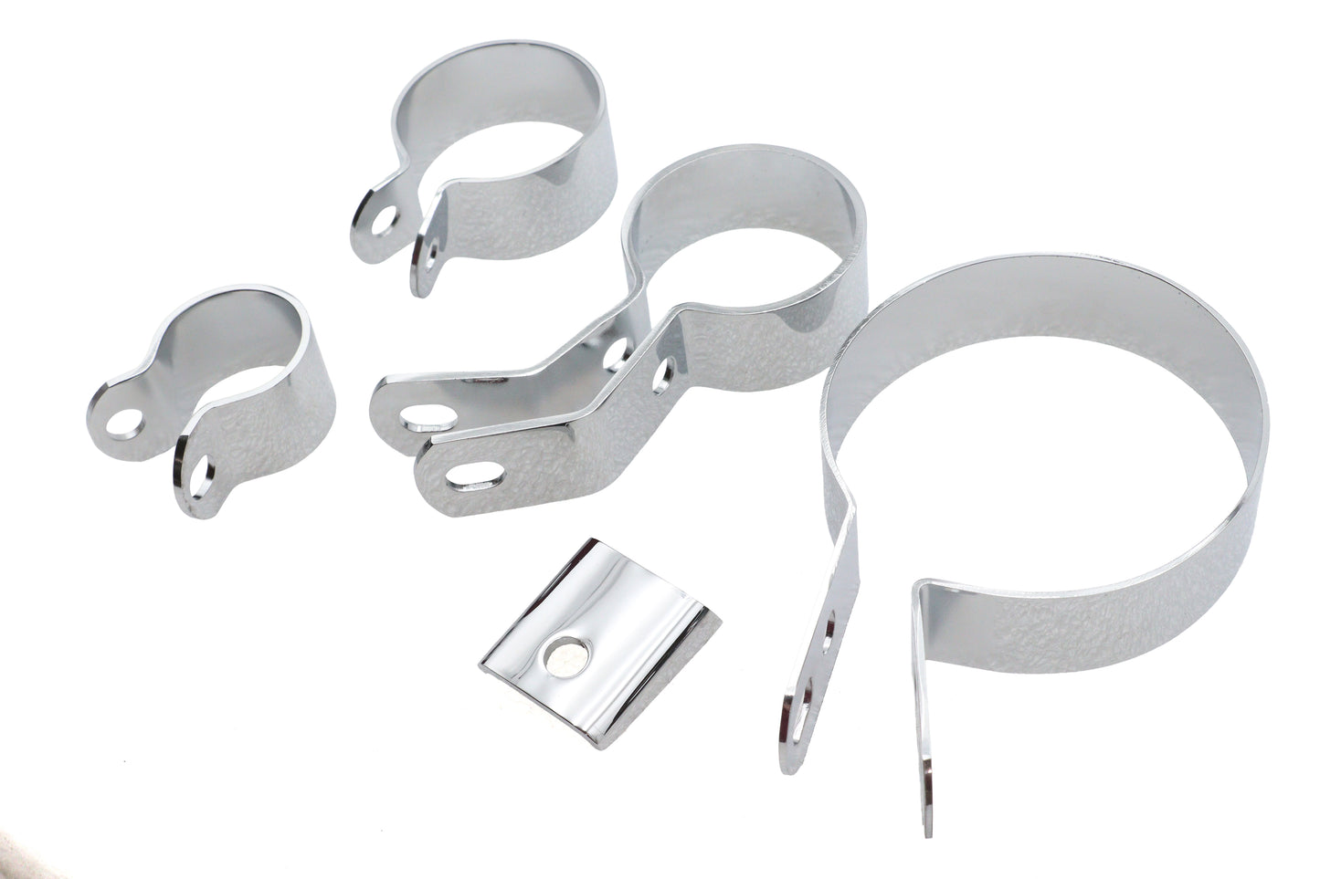 HARLEY Auspuffschellen-Kit Chrom Passend für 1941-1948 ULH,