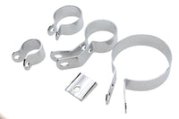 HARLEY Auspuffschellen-Kit Chrom Passend für 1941-1948 ULH,