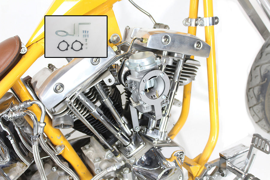HARLEY CV Vergaser Stützkit Zinkbeschichtet Passend für 1941-1985 FL,