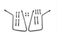 HARLEY Chrom Satteltaschenhalter-Set passend für 1971-1984 FX, 1971-1984 FXE,