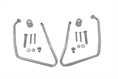 HARLEY Chrom Satteltaschenhalter-Set passend für XL ab Baujahr 1994,