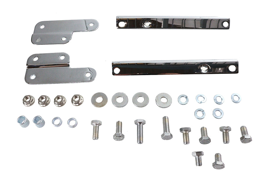 HARLEY Windschutzscheiben-Montagesatz Chrom passend für 1949-1984 FL,