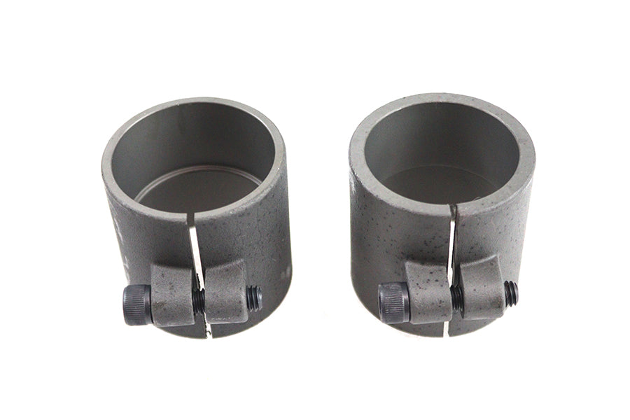 HARLEY Parkerisiertes 1-3/4 Zoll Nahtloses Auspuffschellen-Set Passt 0- Custom, Anwendung für 1-3/4 Auspuffverlängerung