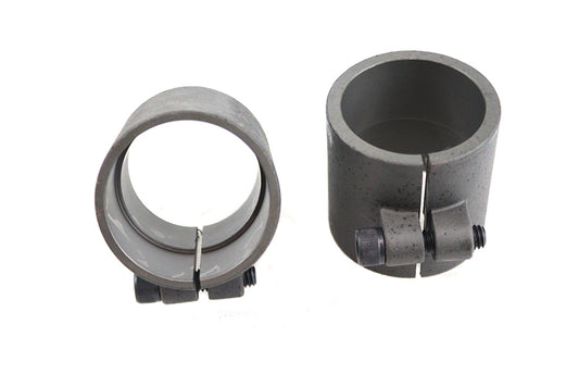 HARLEY Parkerized 1-3/4 inch Seamless Exhaust Clamp Set Fits 0-  Custom, application for 1-3/4 exten