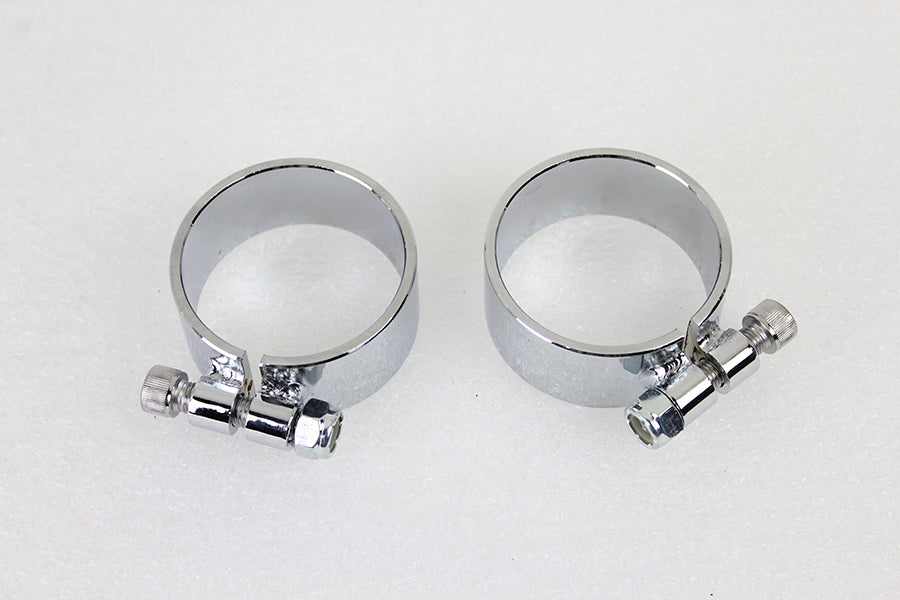HARLEY Chrom 2-1/8 Zoll breiter Schalldämpferkörper und Endklemmen-Set passend für 0- Custom, Anwendung