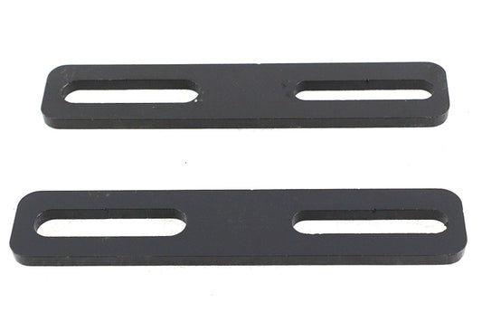 HARLEY Black 5 inch Exhaust Bracket Set Fits 0-  Custom, application