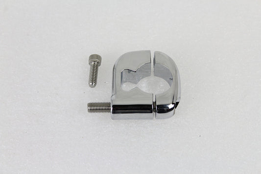HARLEY Front Turn Signal Clamp Fits 1982-UP XL,   1984-UP FXST,   1986-UP FLST,   1991-2017 FXD,   1