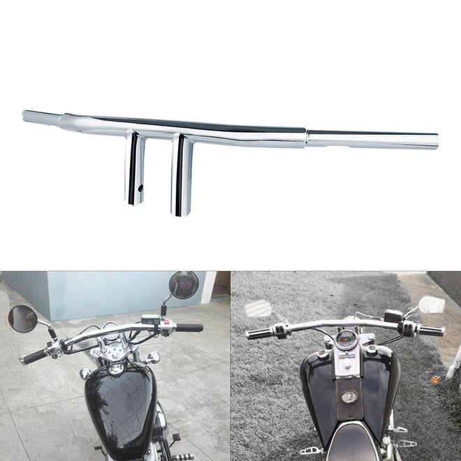 Custom Chrome HARLEY CHR 1-1/4" T-BAR 6" RISE;WIDTH 31.5";PULLBACK 6";BASE 4.75"