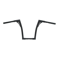 Custom Chrome HARLEY SATIN BLACK 1-1/4" BANDITS HANDLEBAR - FAT NARROW 16" RISE