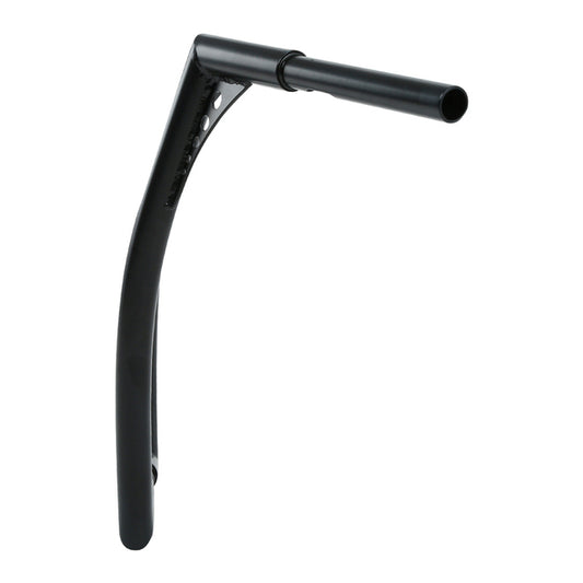 Custom Chrome HARLEY SATIN BLACK 1-1/4" BANDITS HANDLEBAR - FAT NARROW 18"RISE