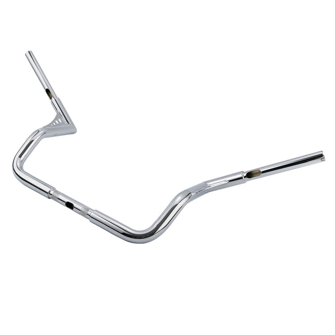 Custom Chrome HARLEY CHROME 1-1/4" BANDITS HANDLEBAR - FAT WIDE 12" RISE