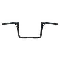 Custom Chrome HARLEY SATIN BLACK 1-1/4" BANDITS HANDLEBAR - FAT WIDE 14" RISE