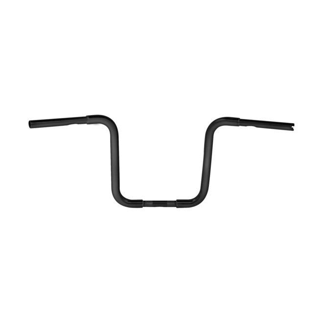 Custom Chrome HARLEY SATIN BLACK1-1/4" THE TRADITIONAL CURVE APE HANGER 14" RISE