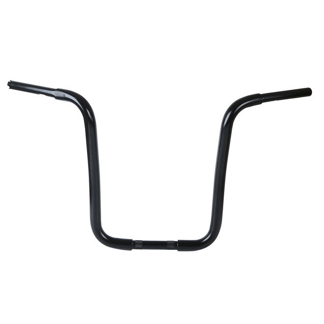 Custom Chrome HARLEY SATIN BLACK 1-1/4" THE TRADITIONAL CURVE APE HANGER 18" RISE