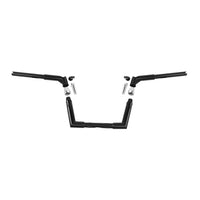 Custom Chrome HARLEY SATIN BLACK1-1/4" "CALIBARZ" ADJUSTABLE HANDLEBAR 8" RISE