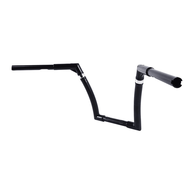 Custom Chrome HARLEY SATIN BLACK 1-1/4" "CALIBARZ" ADJUSTABLE HANDLEBAR 12" RISE