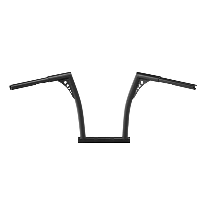 Custom Chrome HARLEY SATIN BLACK 1-1/4" BANDITS HANDLEBAR - FAT VERSION 16" RISE