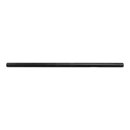 Custom Chrome HARLEY SATIN BLACK 1" DRAG BAR 1"RISE;DIMPLED;KNURLED;NON DRILLED