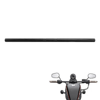 Custom Chrome HARLEY SATIN BLACK 1" DRAG BAR 1"RISE;DIMPLED;KNURLED;NON DRILLED