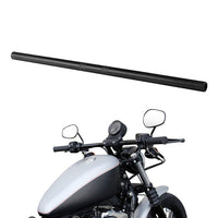 Custom Chrome HARLEY SATIN BLACK 1" DRAG BAR 1"RISE;DIMPLED;KNURLED;NON DRILLED