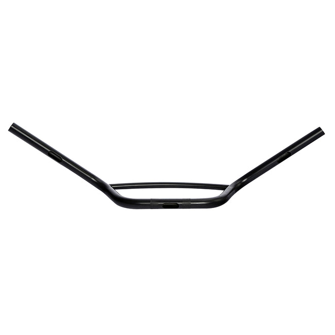 Custom Chrome HARLEY SATIN BLACK 1" HOLLYWOOD HANDLEBAR 6" RISE