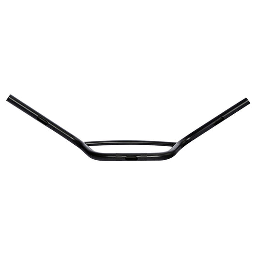 Custom Chrome HARLEY SATIN BLACK 1" HOLLYWOOD HANDLEBAR 6" RISE