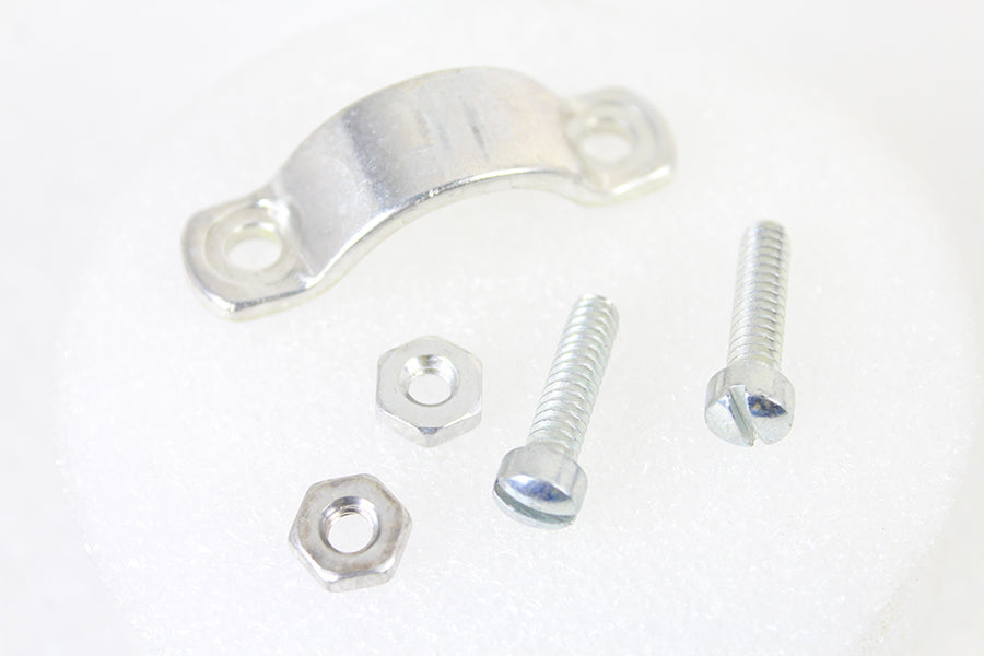 HARLEY Kupplungs-Handhebel-Halterungsschellen-Kit passend für 1953-1956 K, Ende 1953 1957-1964 XL, 1941-1948 FL,