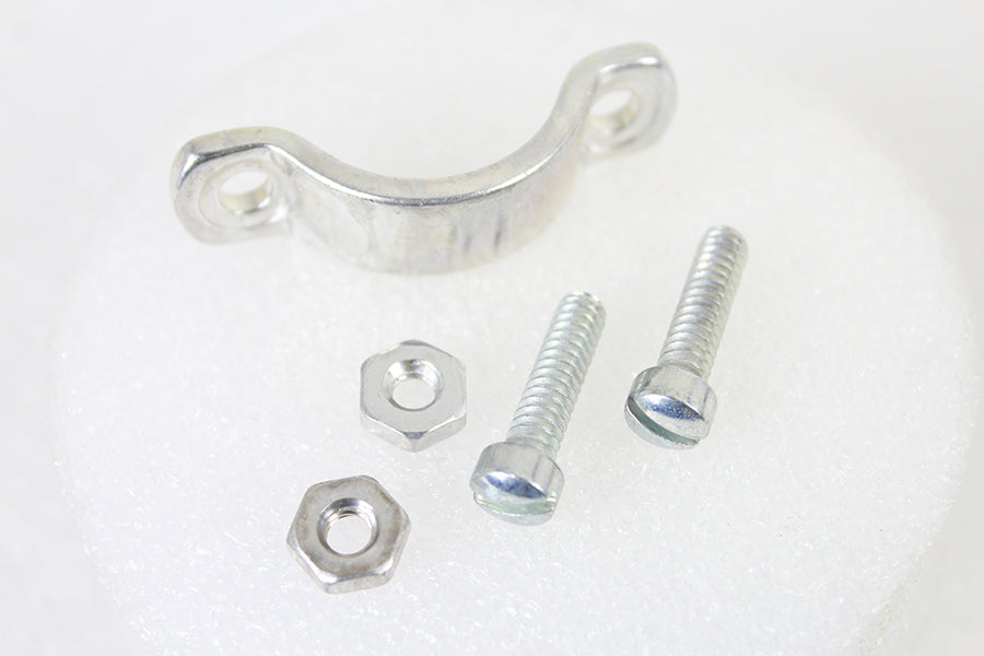 HARLEY Kupplungs-Handhebel-Halterungsschellen-Kit passend für 1953-1956 K, Ende 1953 1957-1964 XL, 1941-1948 FL,
