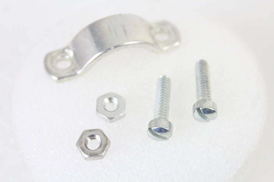 HARLEY Kupplungs-Handhebel-Halterungsschellen-Kit passend für 1953-1956 K, Ende 1953 1957-1964 XL, 1941-1948 FL,