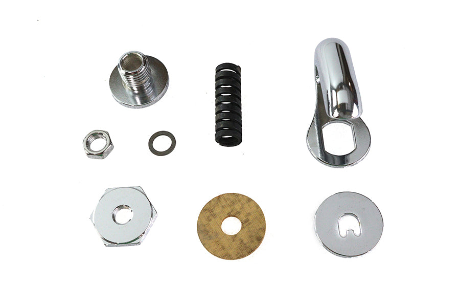 HARLEY Oberer Lenkungsdämpfer-Kit Chrom Passend für 1940-1952 G, 1937-1952 W,