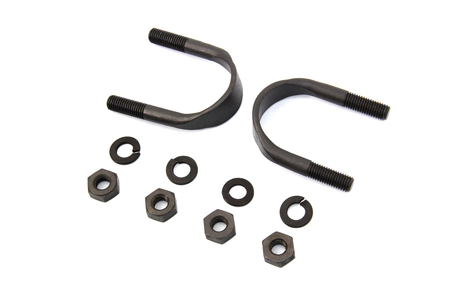 HARLEY Beinverkleidungs- und Verkleidungs-Bügelhalterungs-Kit parkerisiert, passend für 1951-1977 FL, Ende 1951, Anfang 1977 -