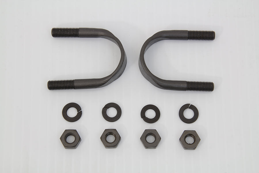HARLEY Beinverkleidungs- und Verkleidungs-Bügelhalterungs-Kit parkerisiert, passend für 1951-1977 FL, Ende 1951, Anfang 1977 -