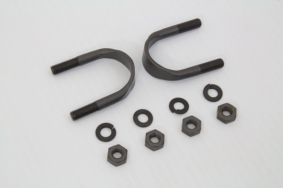 HARLEY Beinverkleidungs- und Verkleidungs-Bügelhalterungs-Kit parkerisiert, passend für 1951-1977 FL, Ende 1951, Anfang 1977 -