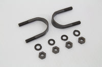 HARLEY Beinverkleidungs- und Verkleidungs-Bügelhalterungs-Kit parkerisiert, passend für 1951-1977 FL, Ende 1951, Anfang 1977 -
