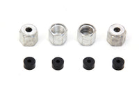HARLEY Rocker Arm Cover Oil Line Fitting Nuts and Seals Kit fits 1966-1984 FL,   1971-1984 FX,   1957-1984 XL,   1979-1984 FLT,   1979-1984 FLT,   19