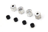 HARLEY Rocker Arm Cover Oil Line Fitting Nuts and Seals Kit fits 1966-1984 FL,   1971-1984 FX,   1957-1984 XL,   1979-1984 FLT,   1979-1984 FLT,   19