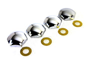 HARLEY Knuckle Nut Set verchromt passend für 1936-1940 EL, 1941-1947 FL,