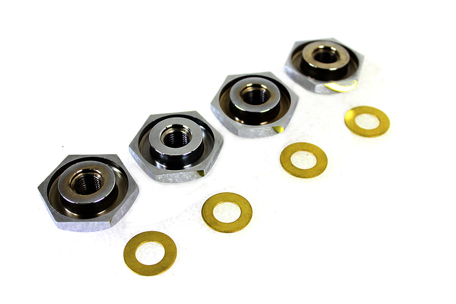 HARLEY Knuckle Nut Set verchromt passend für 1936-1940 EL, 1941-1947 FL,