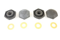 HARLEY Knuckle Nut Set parkettiert Passend für 1936-1940 EL, 1941-1947 FL,