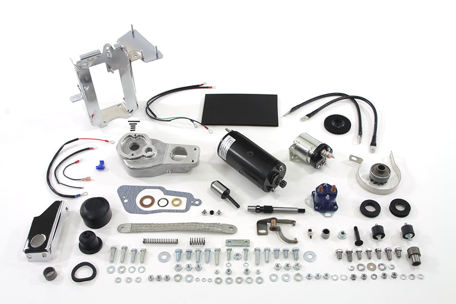 HARLEY Prestolite schwarzer Elektrostarter-Kit passend für 1967-1978 XLH, 1967-1970 XL Elektrostartermotor