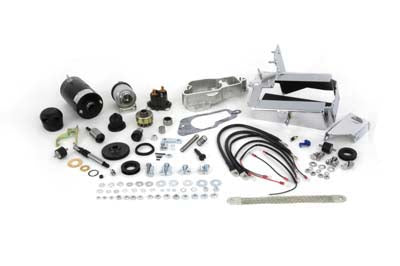 HARLEY Hitachi schwarzes Elektrostarter-Kit passend für 1967-1978 XLH, 1967-1970 XL Elektrostarter-Motorgehäuse