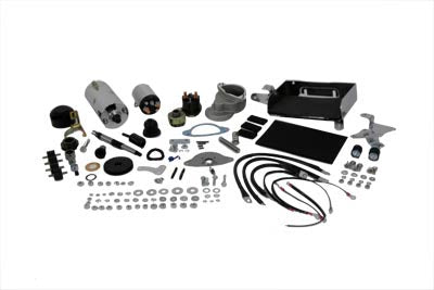 HARLEY Prestolite Chrom Elektro-Starter-Kit Passend für 1970–1979 FLH, 4-Gang Modelle