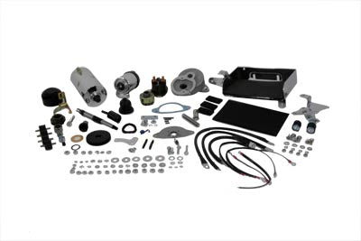 HARLEY Prestolite Chrom Elektro-Starter-Kit Passend für 1970–1979 FLH, 4-Gang Modelle