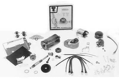HARLEY Prestolite Chrom Elektrostarter-Kit passend für 1967–1978 XLH, 1967–1970 XL Elektrostarter-Motor
