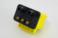 HARLEY Accel gelbe Einzelfeuer-Superzündspule passend für 1965-1984 FL, 1971-1984 FX, 1984-1999 FXST, 19
