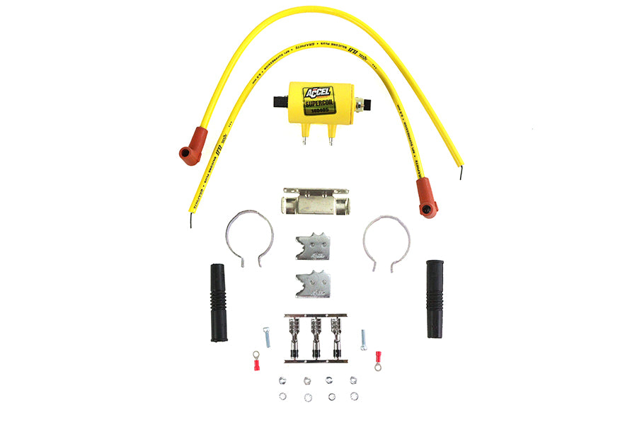 HARLEY Accel Hochenergie-Zündspulensatz Passend für 1965-1984 FL, 1971-1984 FX, 1984-1999 FXST, 1986-1999 F